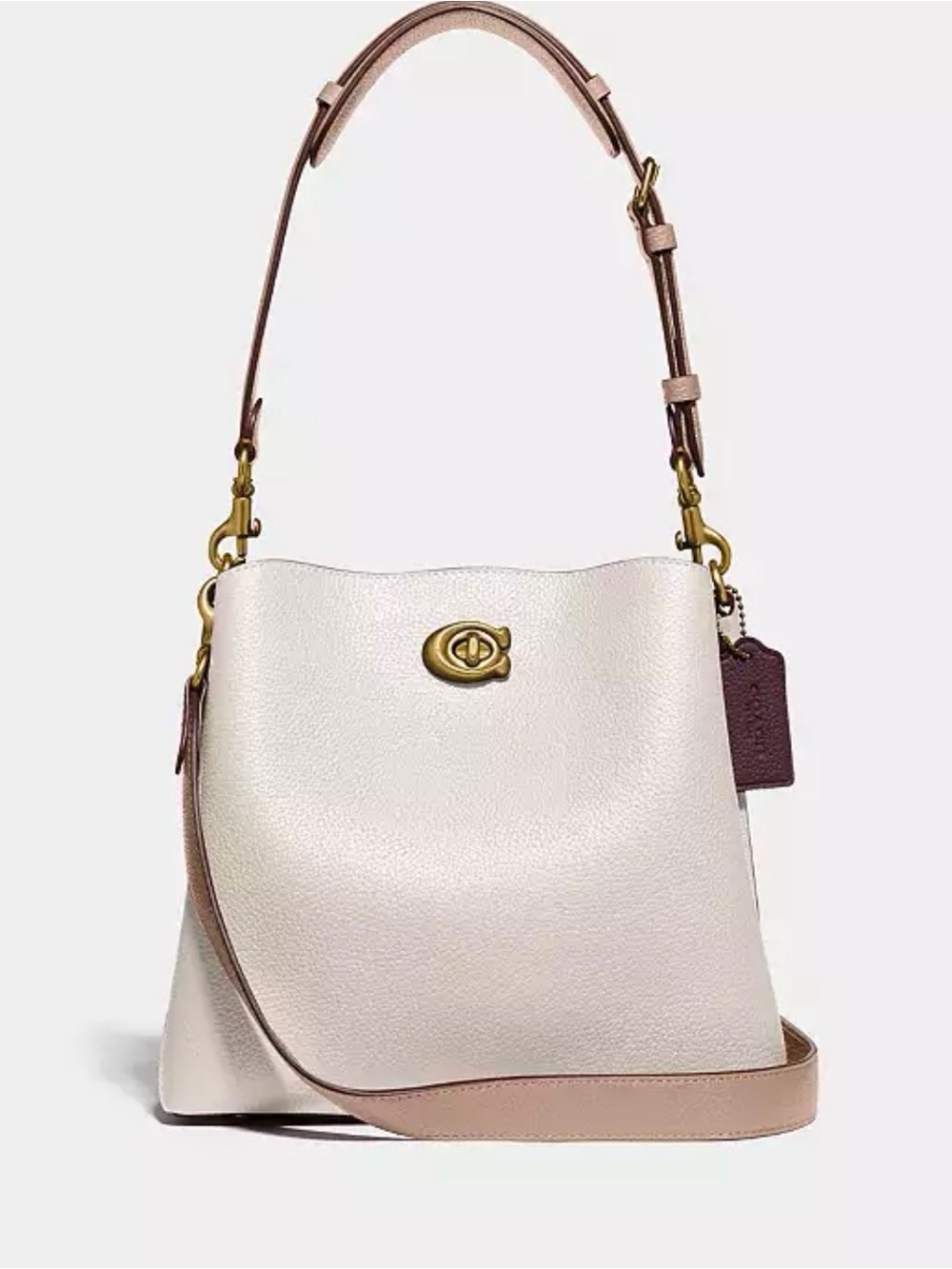 Coach Pebbled Leather Willow Bag